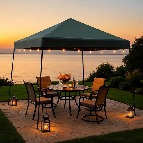 Pop gazebo 3m outdoor - up,