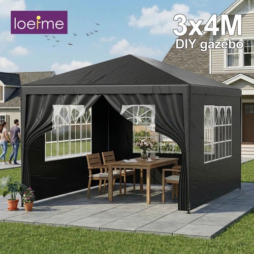 3x4m garden gazebo - gazebo, uv