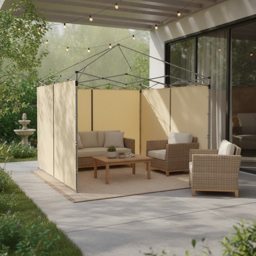 Gazebo side panels 3x3m 3x6m - side,