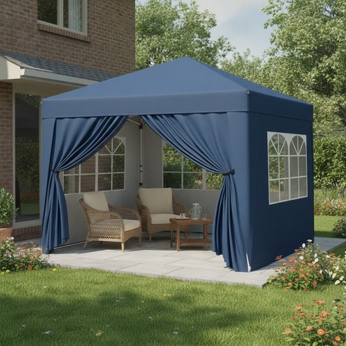Pop gazebo 2x2m navy - gazebo,