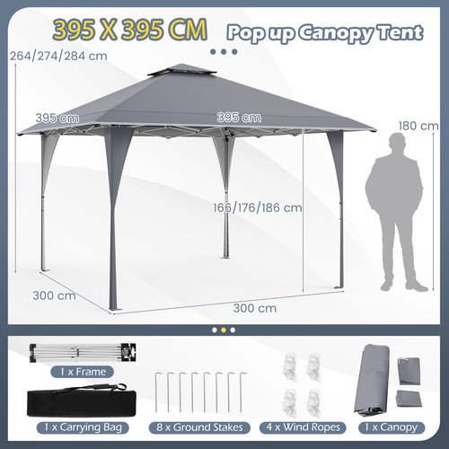 Outdoor easy setup gazebo 395 - gazebo,