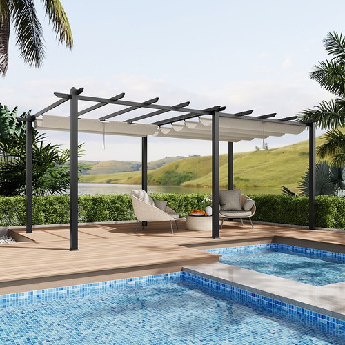 Aluminium pergola with - pergola,