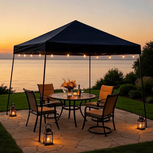 Pop gazebo 3m outdoor - up,
