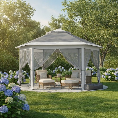 Pop gazebo 3x3 3m - up, flip