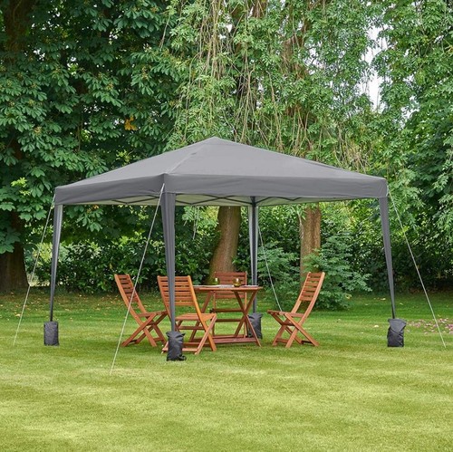 Grey pop gazebo - grey,