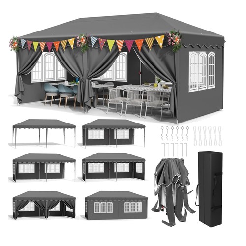 3x6m waterproof pop gazebo - pop-up,